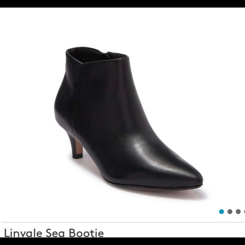 Clarks black 8 bootie. BRAND NEW!Comes with box